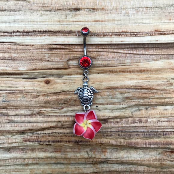 Hawaiian Turtle‎ Belly Button Navel Ring - Picture 1 of 1